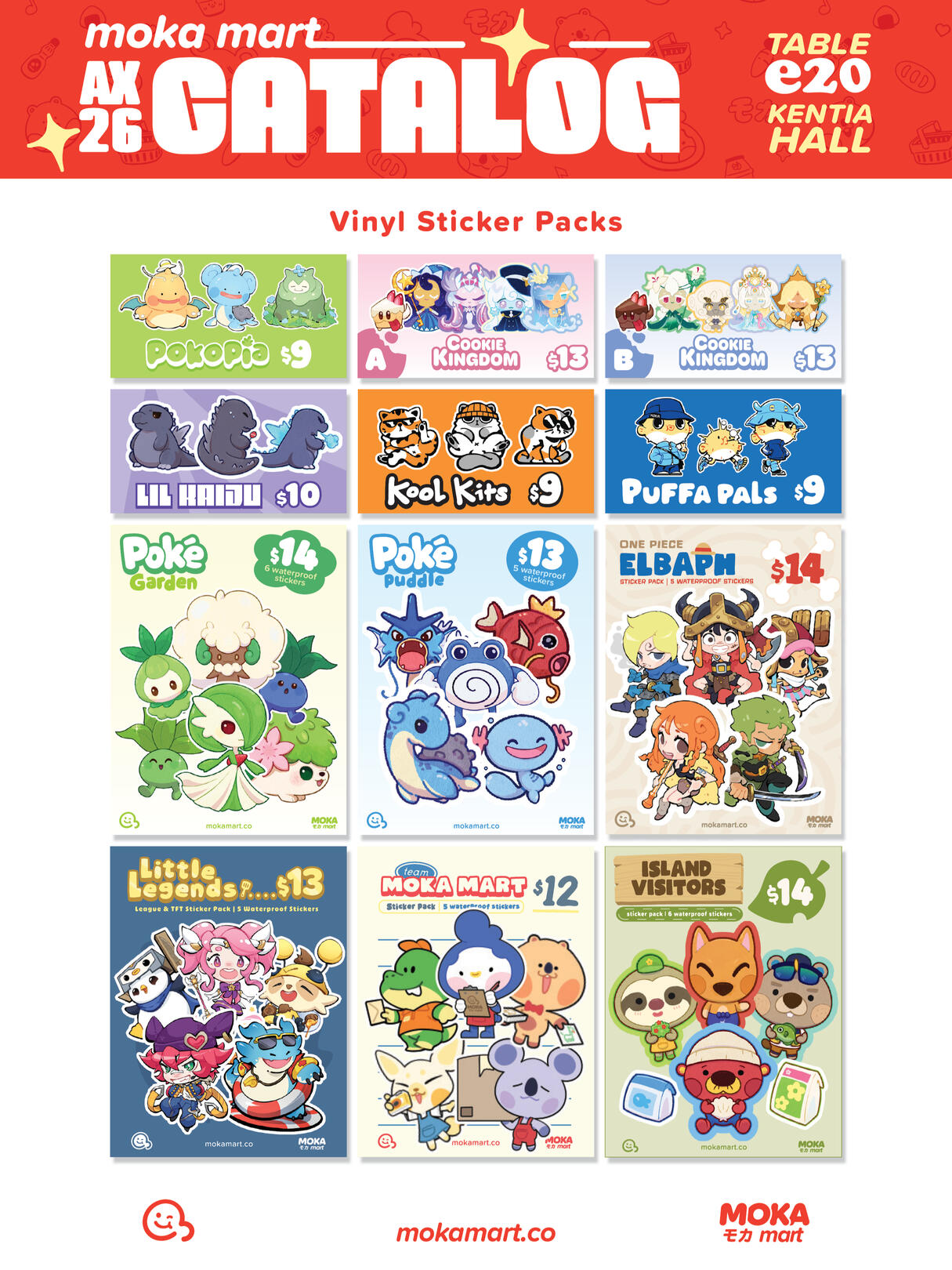 Waterproof Sticker Packs