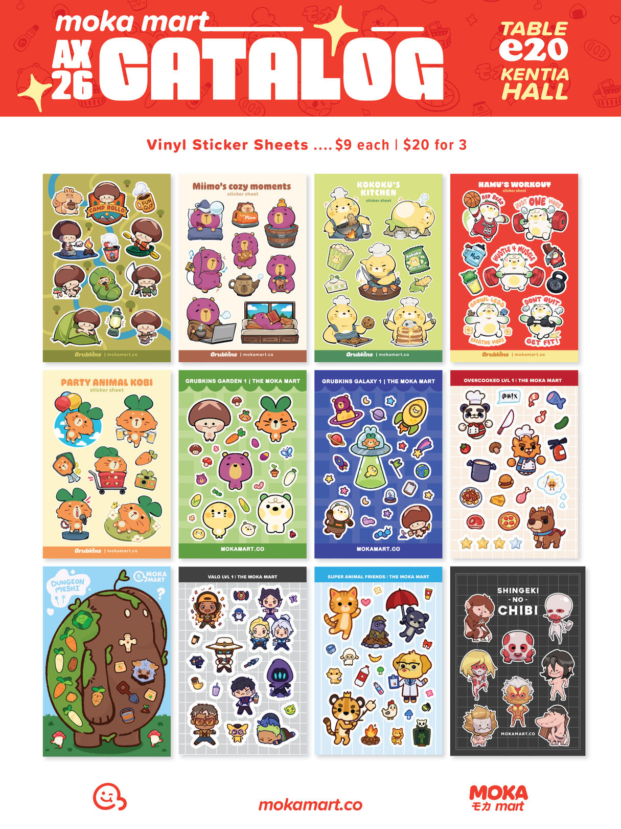 Vinyl Sticker Sheets