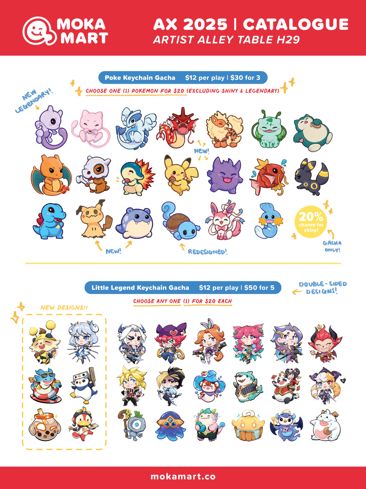 Pokemon and League of Legends Gacha Keychains!