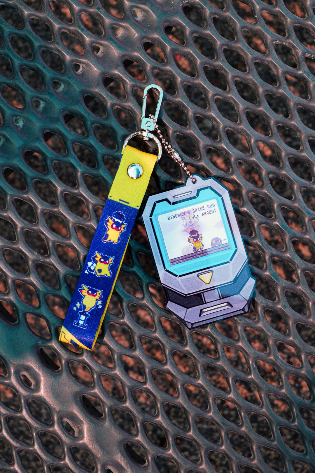 Valorant Lenticular Photocard Holder Charm + Matching Wrist Strap