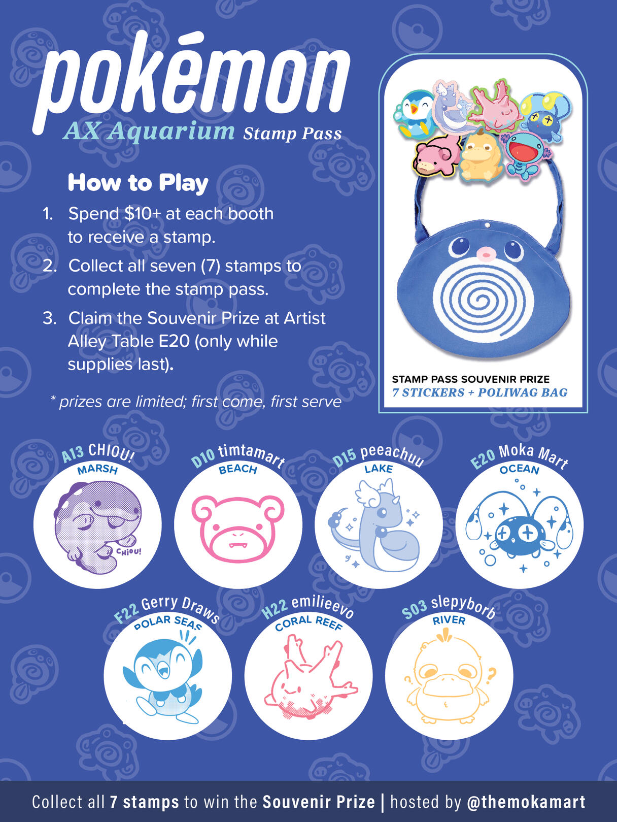 Pokemon Aquarium Stamp Rally