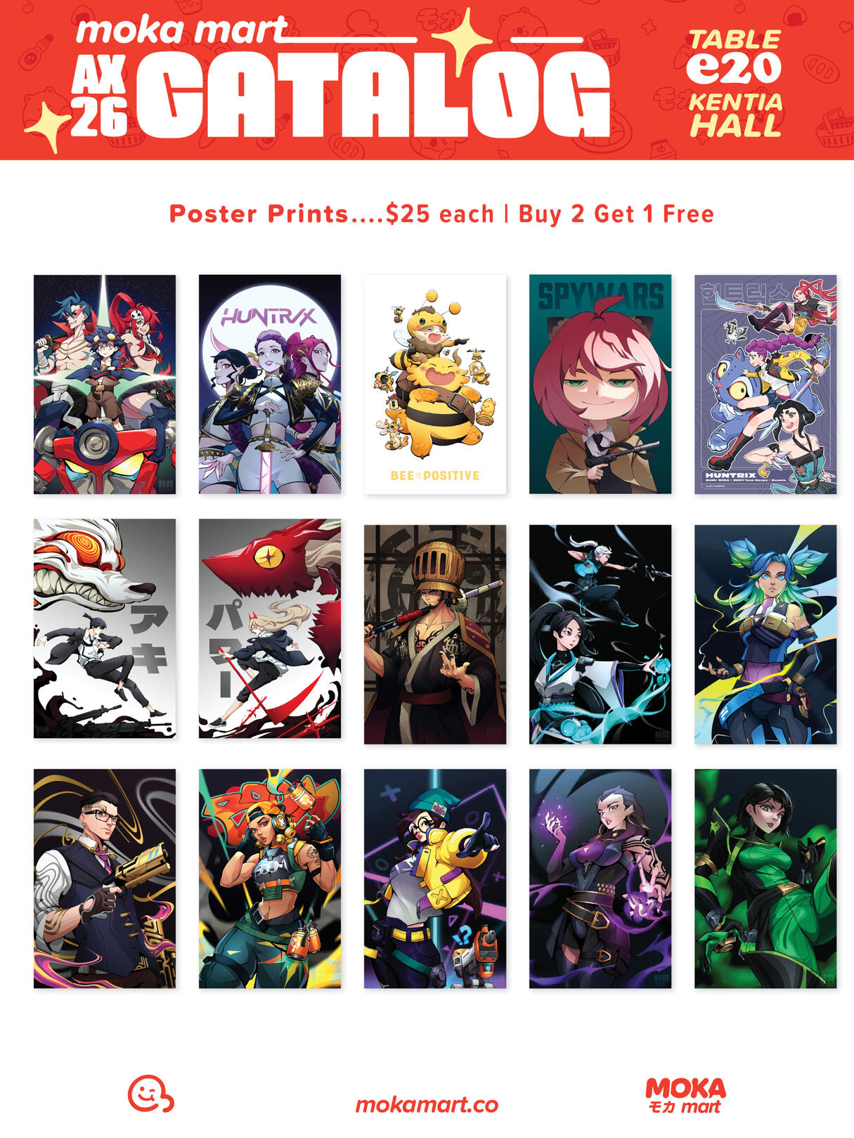 Anime and Video Game Fanart Poster Prints