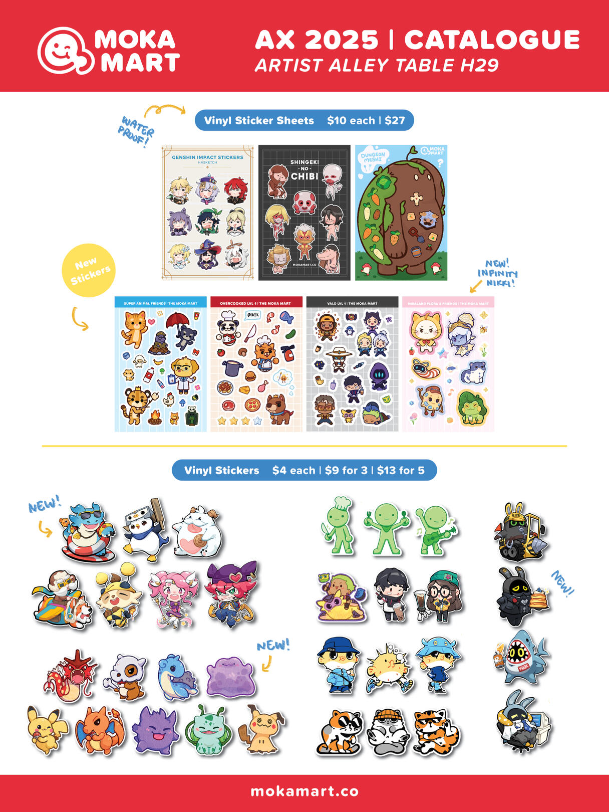 Waterproof Vinyl Sticker Sheets and Stickers!